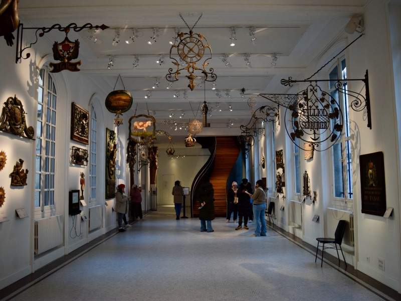 A hallway of the Musee Carnavalet in Paris.