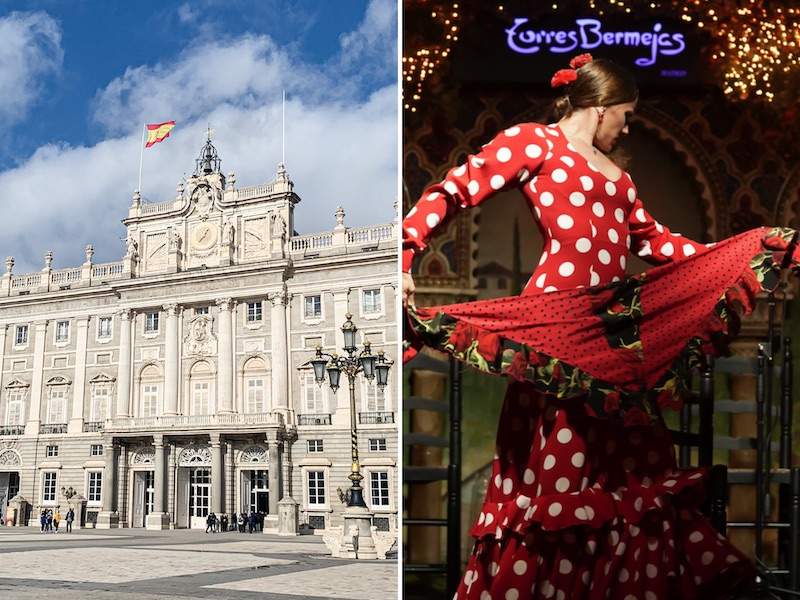 madrid royal palace flamenco dancer