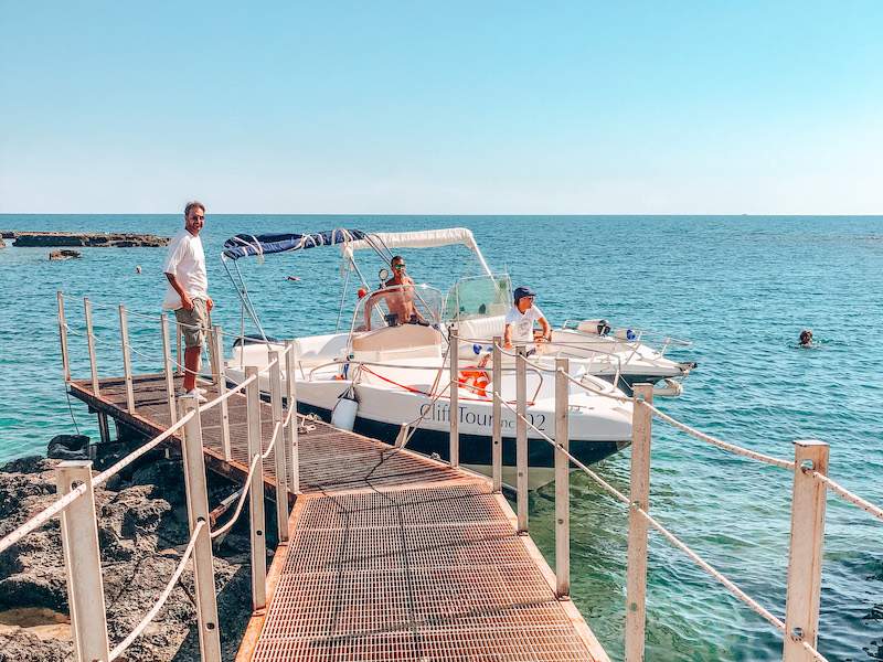 Polignano a mare dock boat