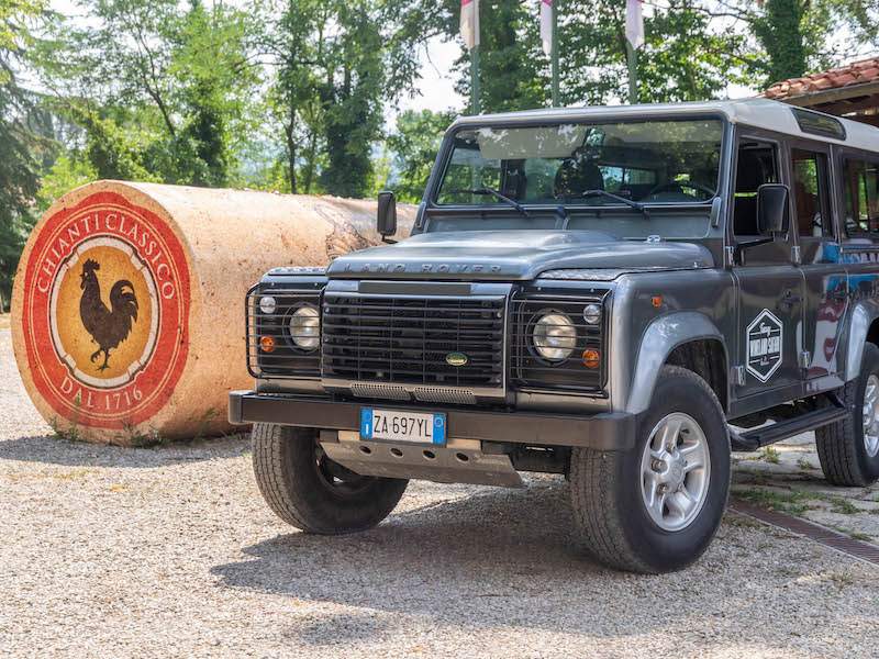 Jeep with Giant Wine Cork