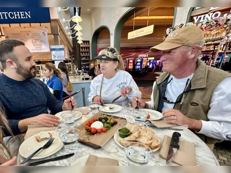 Customers on the Las Vegas food tour