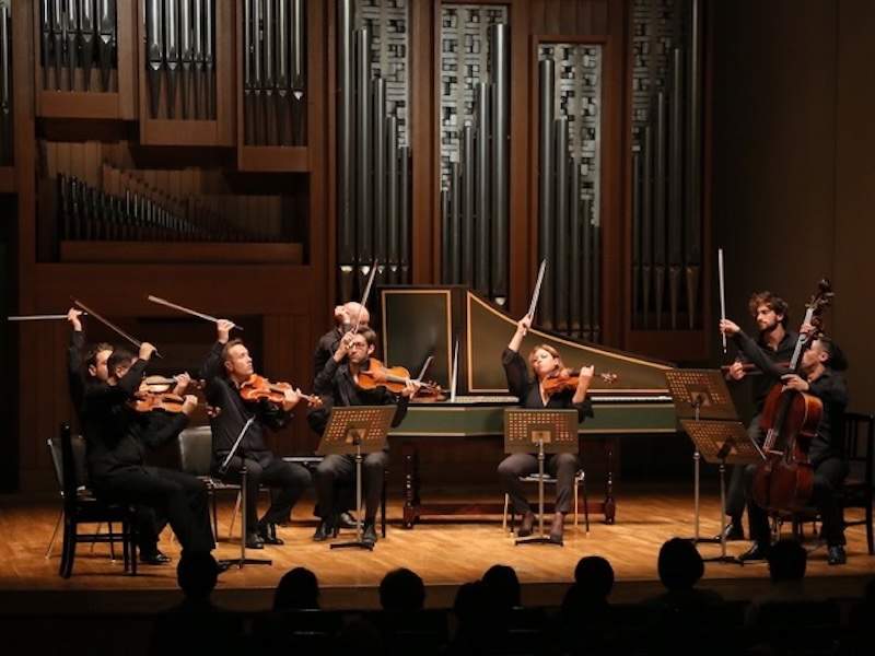 Classical music ensamble playing in Venice