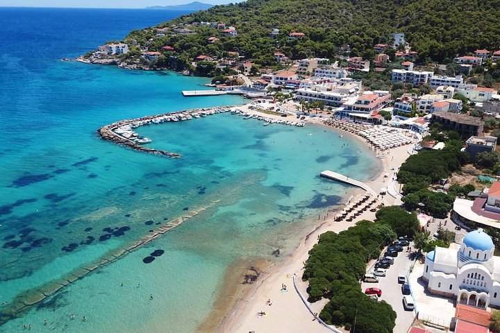 Beaches and Port of Megalochori