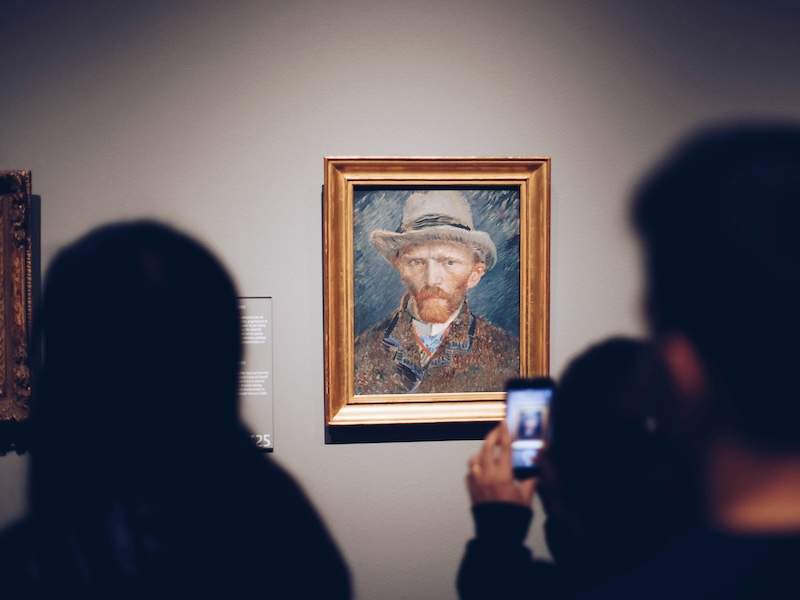 Van Gogh portrait, Amsterdam