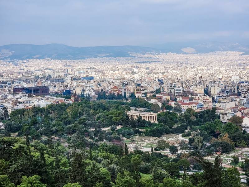 athens skyline