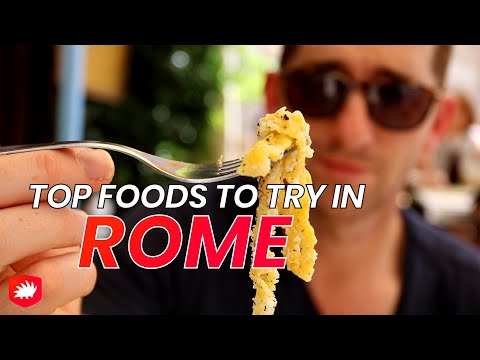 TOP FOODS to Try in ROME!!