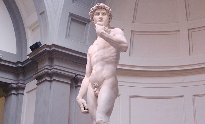 the statue of David, you can visit on one of our best Florence tours.