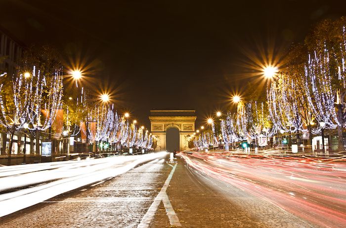 champs elysees christmas