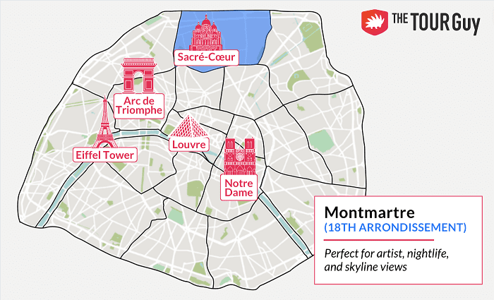 map of montmartre