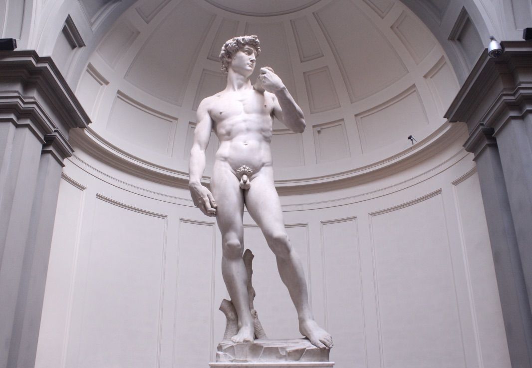 Statue of David Florence