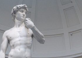 Marble Statue of David.