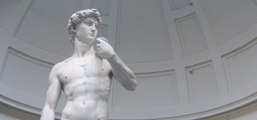 Marble Statue of David.