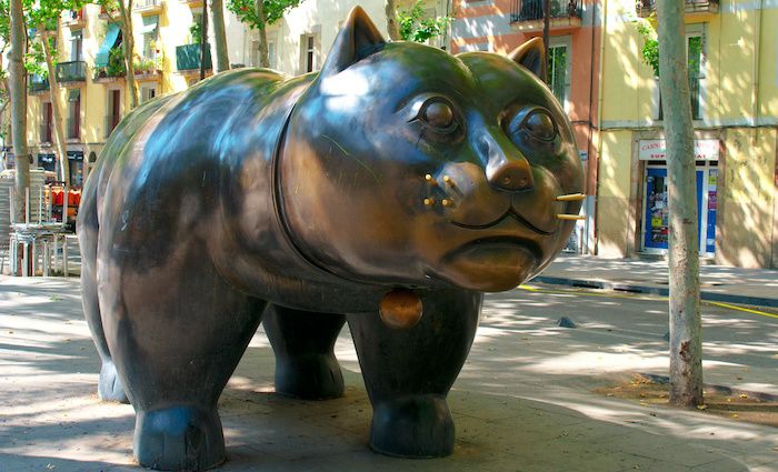 Top Attractions in Barcelona El Gato de Botero