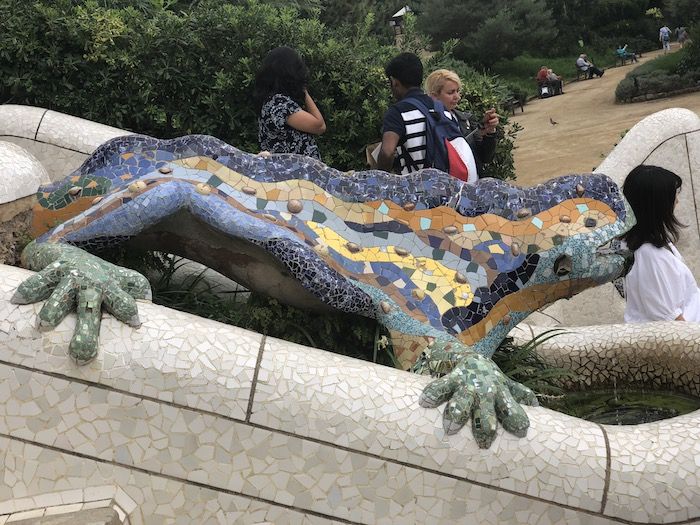 Salamander at Park Guell