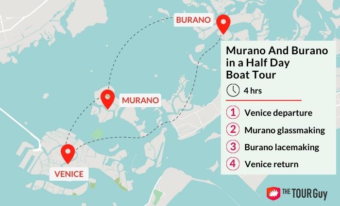 map of venice tour