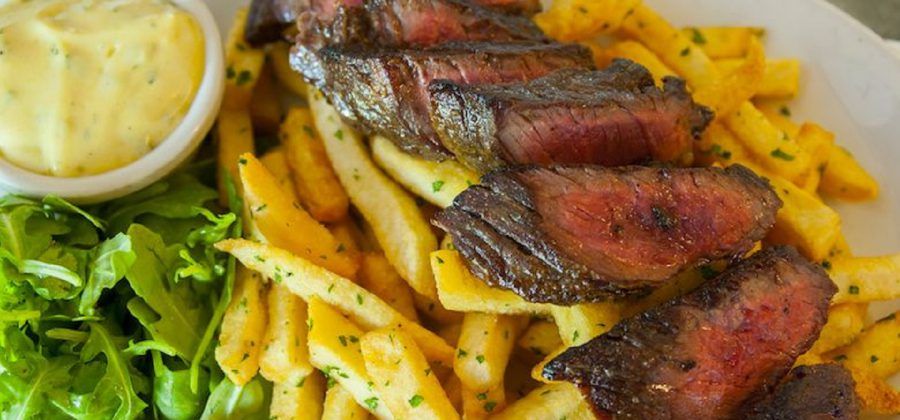 Plate of Steak and Frites.