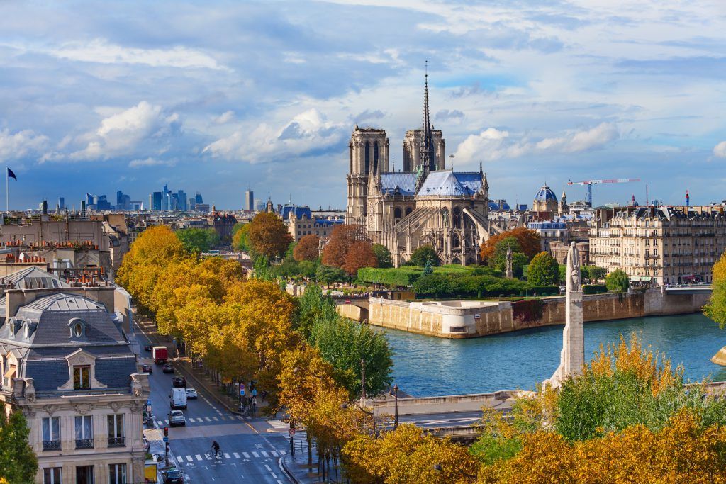 Attraction in paris Notre Dame