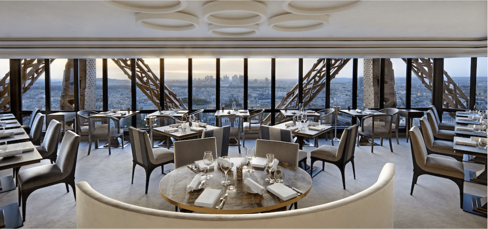 Paris Late Lunch at Eiffel Tower's Madame Brasserie Restaurant
