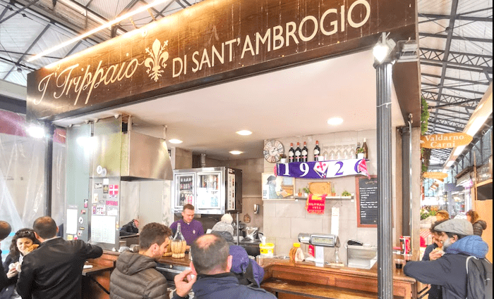 L'Trippaio Sant'Ambrogio Market best resturants
