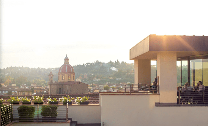 Se Sto on Arno Rooftop Florence