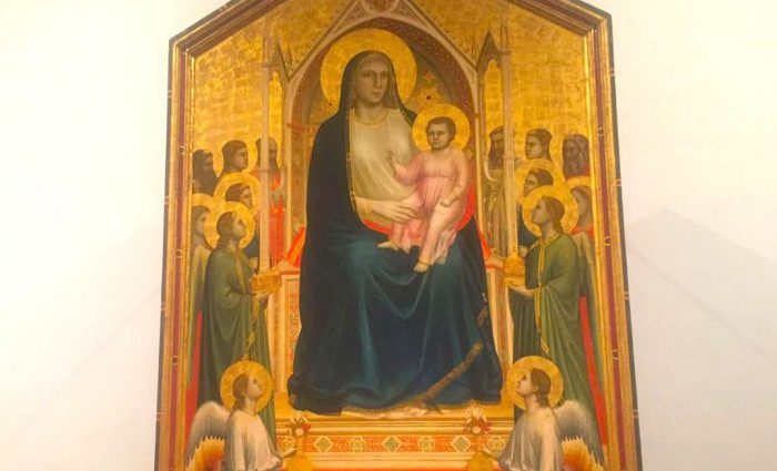 The-Ognissanti-Madonna-by-Giotto- Uffizi Tour