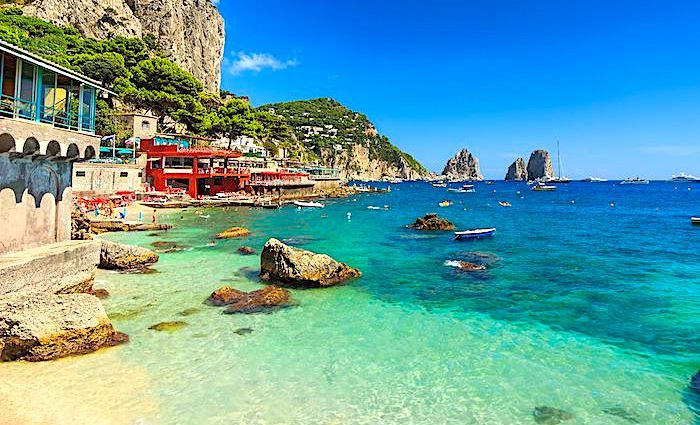 Capri Colorful Umbrellas