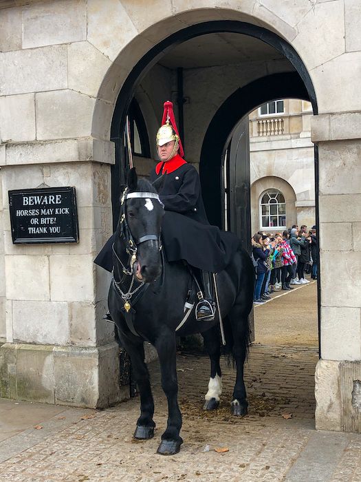 The changing of the Guard. Horse Guard's Parade