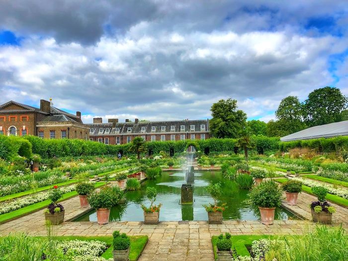 The Sunken Garden at Kensington Palace.