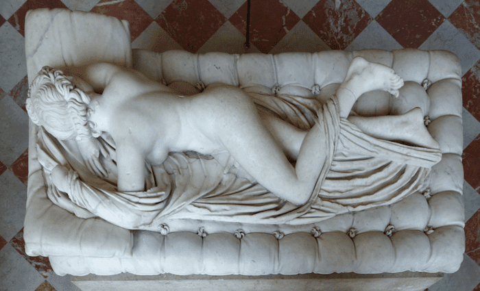 Sleeping Hermaphrodite on a Bed Louvre 