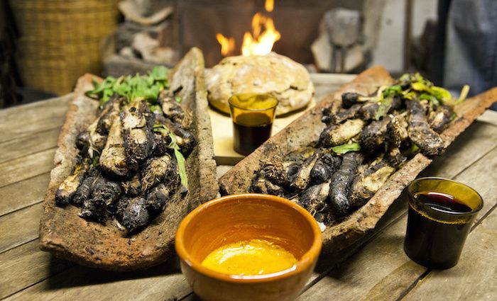 Calçots foods to try in Barcelona