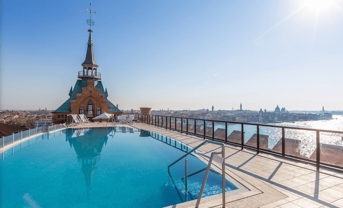 hotel from the tourist in venice