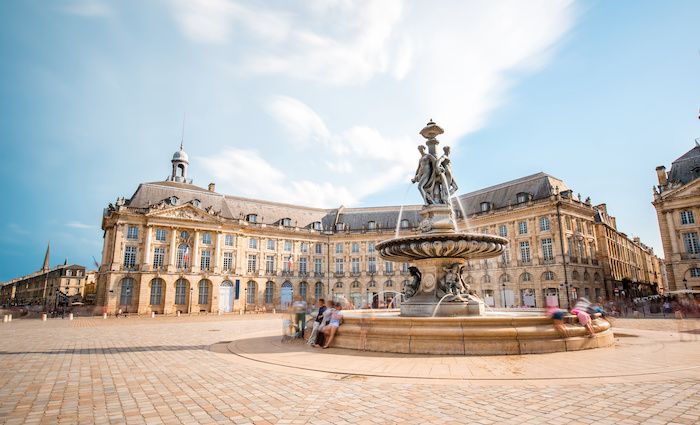 Bordeaux city in France