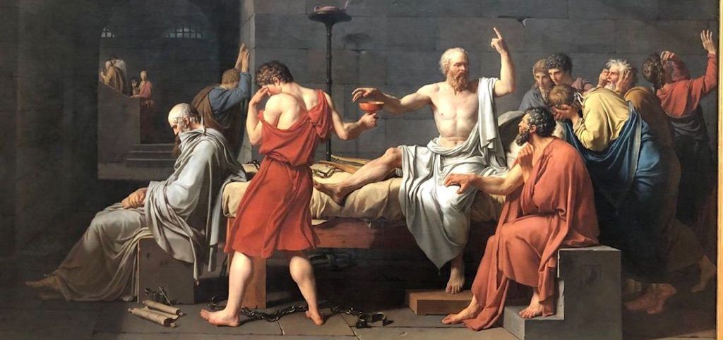 The Death of Socrates at the MET