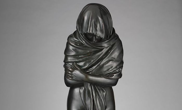 Winter by Jean Antoine Houdon in the MET