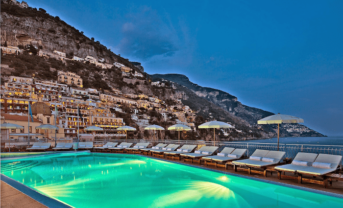 best hotels in positano with pool