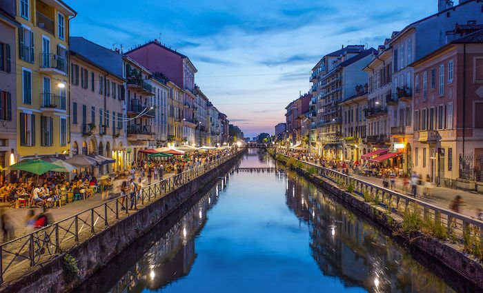 Naviglio Grande canal in Milan Things to do