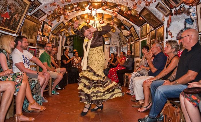 flamenco in a cave