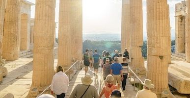 tourist food in greece