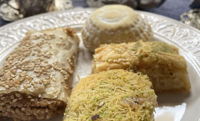 You can find all sorts of Middle Eastern desserts in Granada