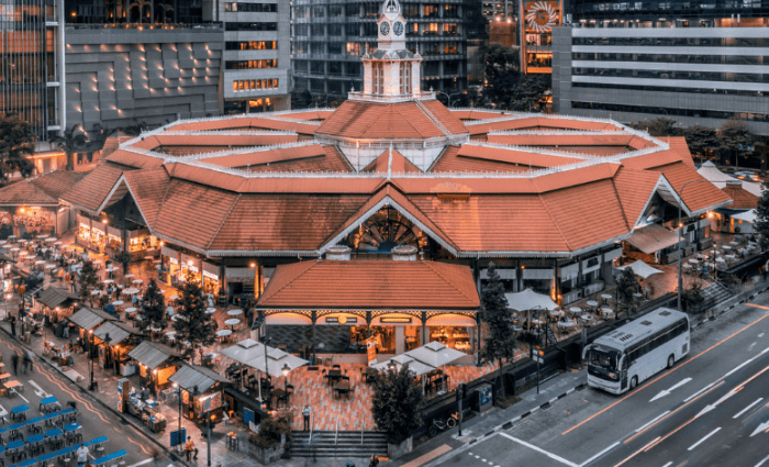 Get your hawker food fix at Lau Pa Sat, Singapore