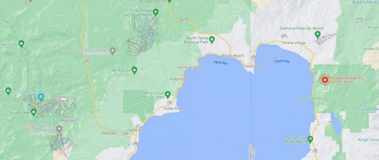 Where To Stay In LAKE TAHOE In 2024 BEST SKI RESORTS   North Lake Tahoe Maps 768x326 