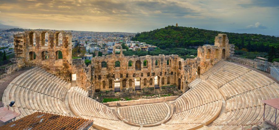 The,Theater,Of,Herodion,Atticus,Under,The,Ruins,Of,Acropolis,