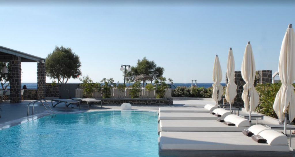 Aqua Blue Beach Hotel Best Hotels in Santorini