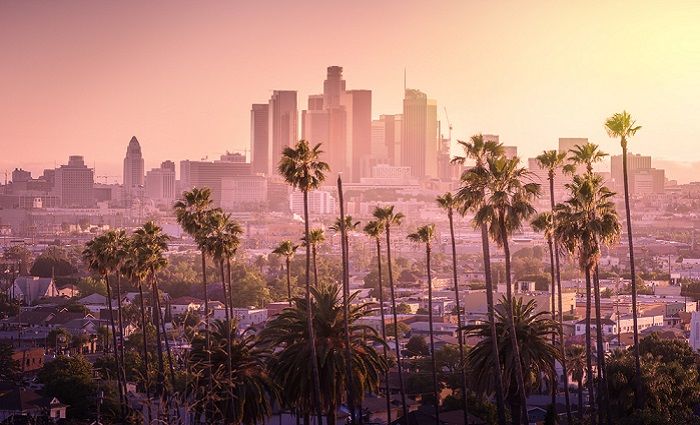 Old Gothic Los Angeles Banner. Hoodie Men -Image by Shutterstock