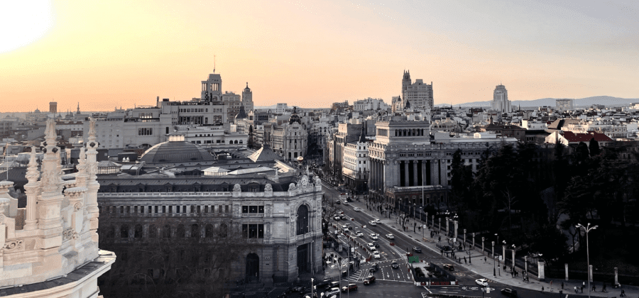 Madrid skyline_Cibele's Palace