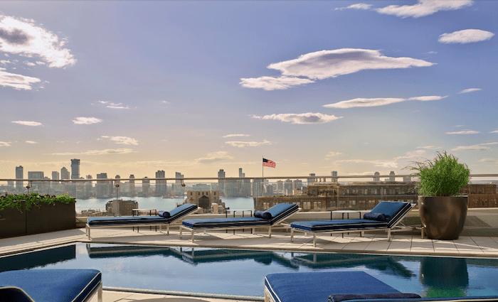 best hotels with pools in New york city