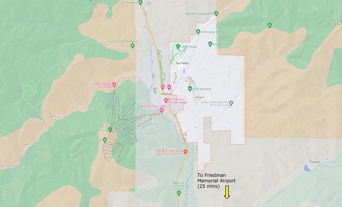 how to get to sun valley for skiing