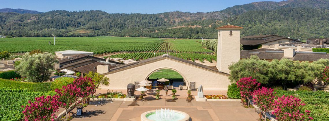 Exterior of a Winery in Napa.