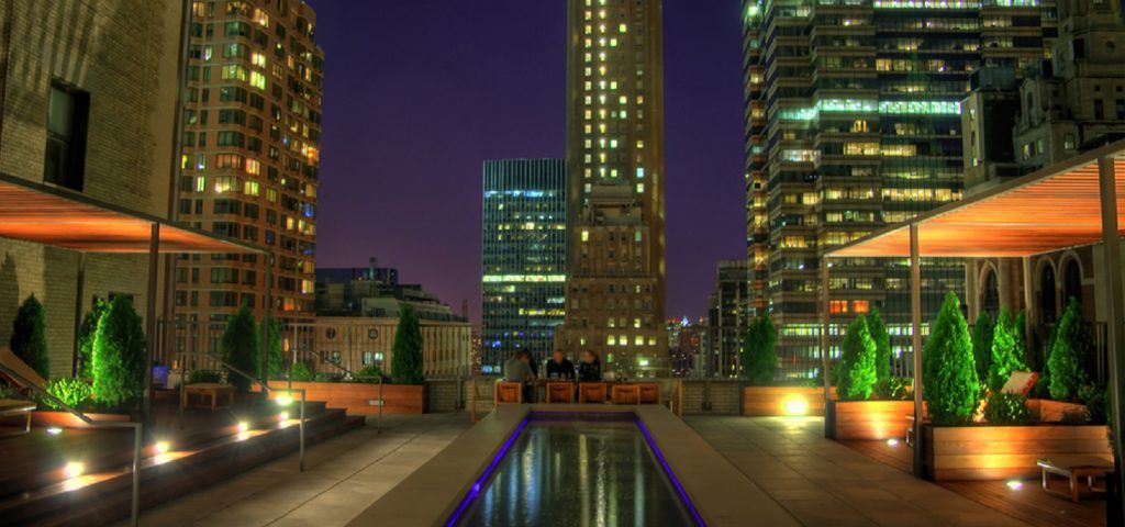 best hotels with pools in NYC new york city