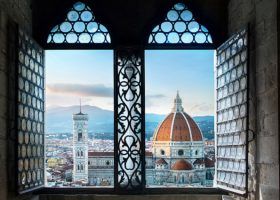 Window On Florence Duomo